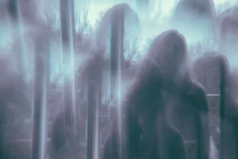 万花筒，棱镜，窗户，夏天，迷幻药，女孩，一个人，成年人