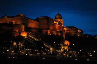 匈牙利、布达佩斯、夜间、建筑、照明、灯光、天际线、夜间