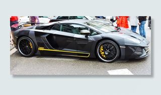 黑色，兰博基尼aventador，停车，人，汽车，速度，兰博基尼，汽车