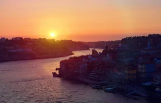 日落-波尔图-古城-葡萄牙北部