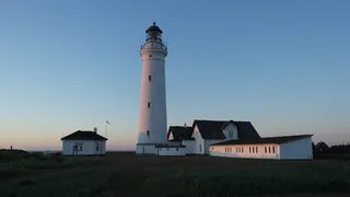 丹麦，hirtshals，灯塔，海洋，海岸线，塔，建筑，指南