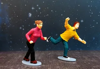 恐惧，奔跑，恐惧，玩具，动作图，逃跑，恐惧，奔跑