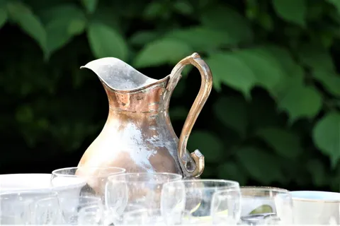 跳蚤市场，水罐，旧，市场，传统，古董，复古，水罐