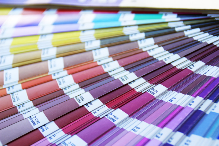 颜色、Pantone、Nuance、swatches、零售、精选、商业、连续
