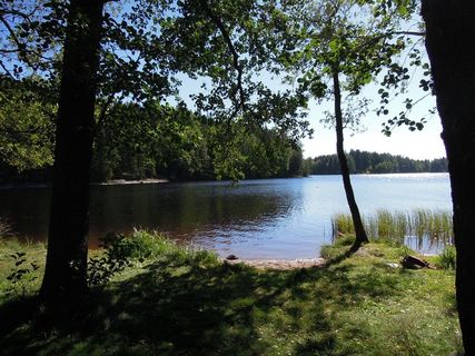 海滩，土地，水，天空，自然，景观，芬兰，蓝色