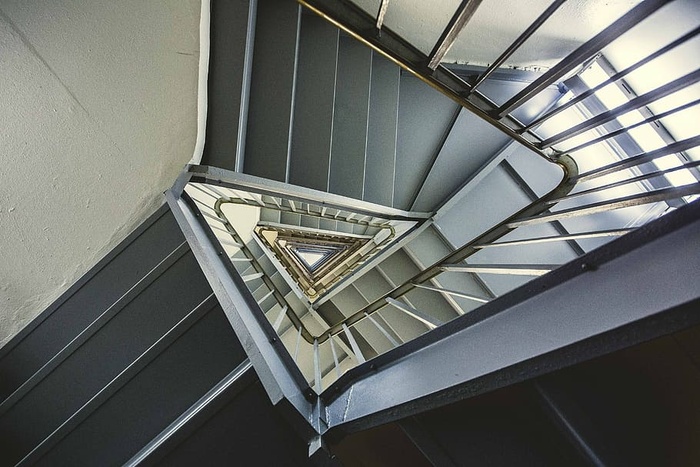 建筑设计，建筑，建筑，设计，几何，高角度拍摄，室内，现代