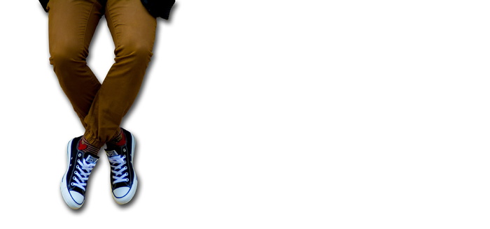 人，穿着，黑色，运动鞋，男人，腿，悬挂，名片