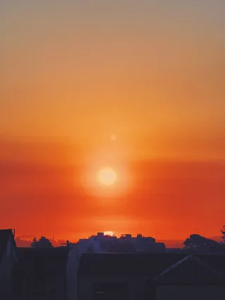 日出, 日落, 旧金山, 旧金山, 旧金山, 弗里斯科, 海洋, 查看