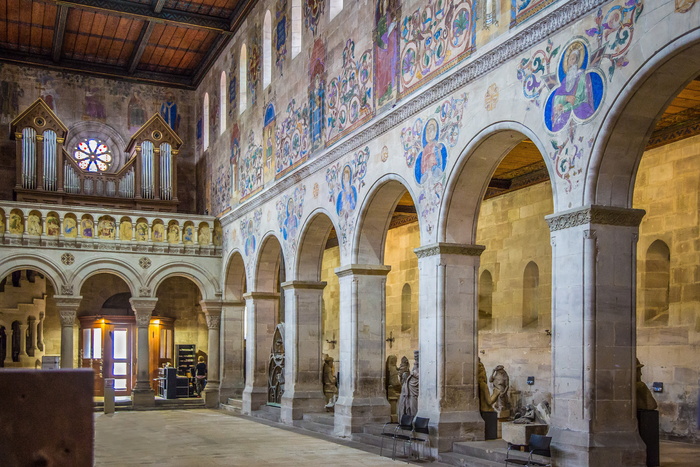 johanniskirche，swabian gmünd，罗马式，hohenstaufen之家，rhaeto romanic，教堂，罗马式教堂，历史