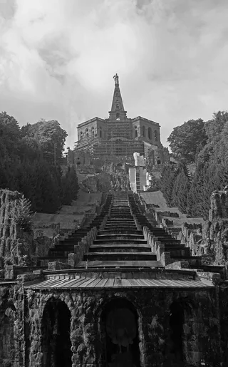 大力士，山坡公园卡塞尔威廉斯特高度，世界遗产，景观，独特，建成结构，建筑，建筑外观