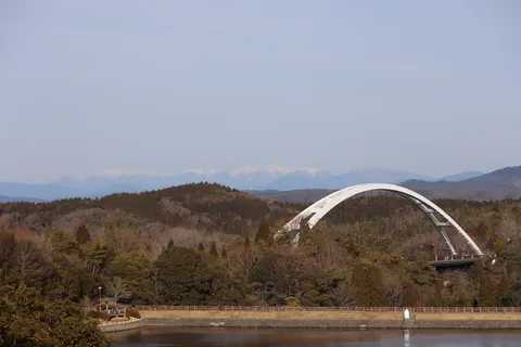 景观,日本,岐阜,冬天,山,桥,池塘,水 景观,日本,岐阜,冬天,山,桥,池塘,水