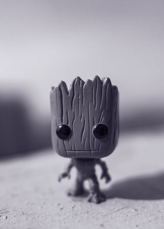 小雕像，玩具，macro，bokeh，groot，sigma，sony，babygroot