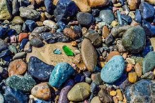 天然、石材、岩石、多种、混合料、砾石、固体、石制品