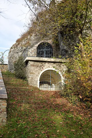 加略山，涌现，岩石，壁龛，网格，教堂，信仰，建筑