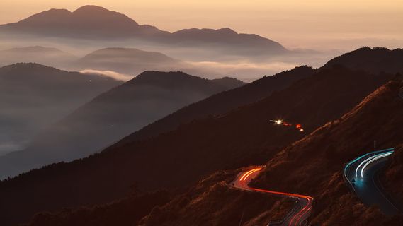 蓝山, 黎明, 日光, 黄昏, 雾, 山, 风景, 光 蓝山, 黎明, 日光, 黄昏, 雾, 山, 风景, 光
