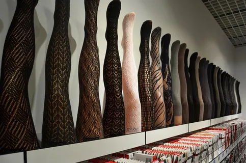 长袜、紧身裤、noga、腿、展览、商店、购物、货架