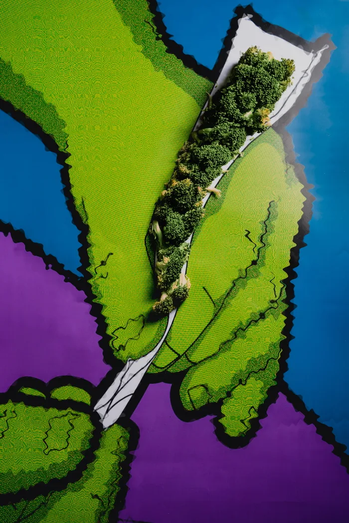 绿色3D关节示意图