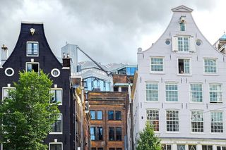 住宅，房屋，建筑，立面，砖，建筑，外观，阿姆斯特丹