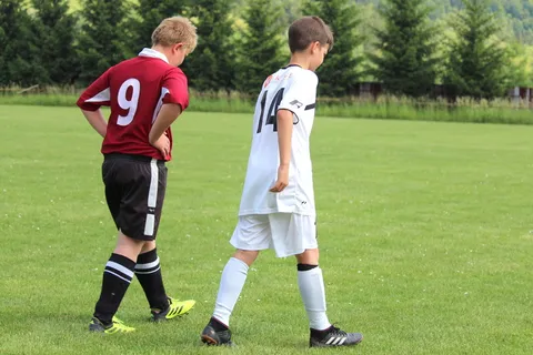 足球，球员，足球运动员，足球运动员，对手，学生，儿童，运动员