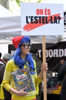 圣乔迪，卡通，女孩，埃斯特拉达，加泰罗尼亚，女人，服装，角色