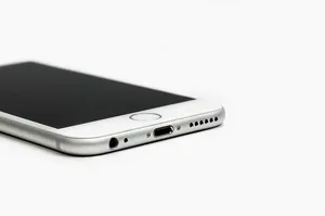 银色iphone 6、iphone、苹果、手机、小工具、电子产品、科技、白色