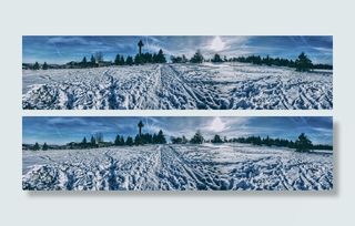 雪、冬天、霜冻、自然、冰、冰冻、全景图像、景观