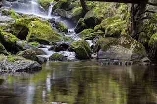 瀑布摄影，水，自然，河流，岩石，瀑布，苔藓水，瀑布