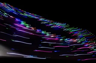 照明，多色，数据，无人，通信，技术，光-自然现象，抽象