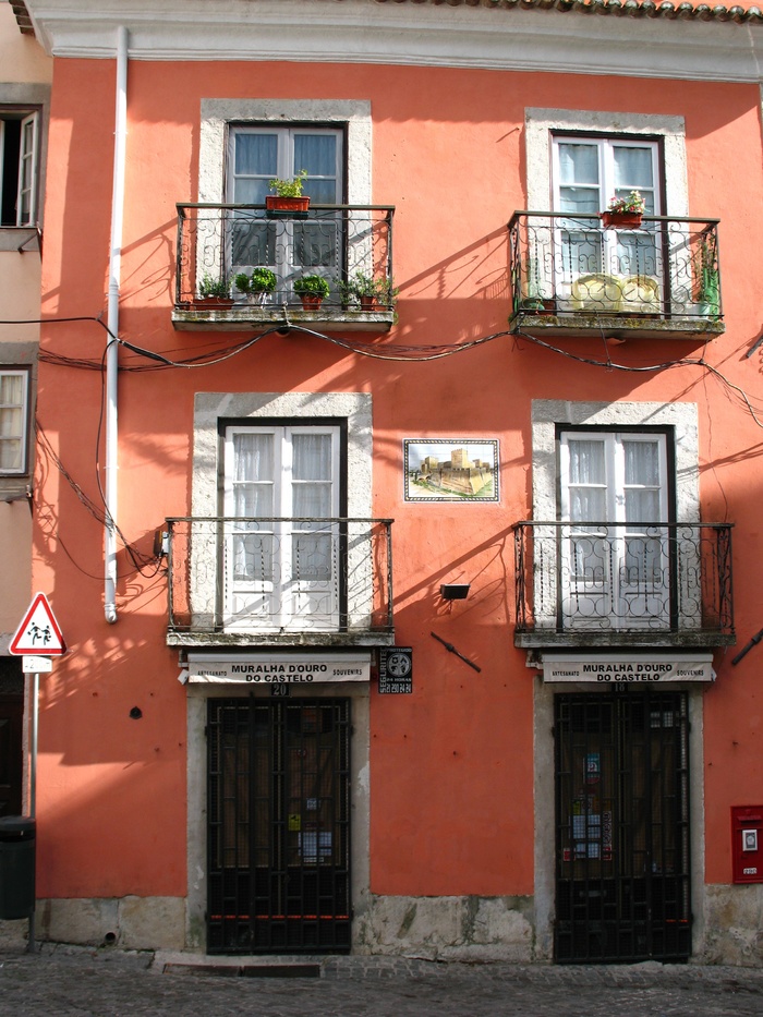 葡萄牙，里斯本，建筑，窗户，建筑外观，建筑，建筑结构，住宅区