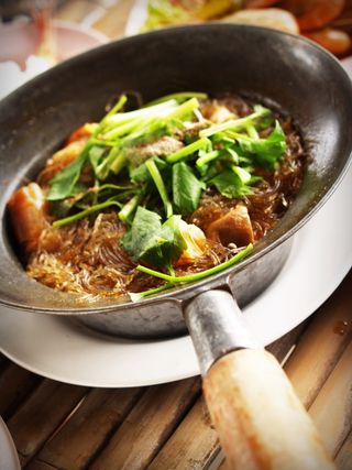 食物，泰国，鸡肉，汤，海鲜，柠檬草，肉，热