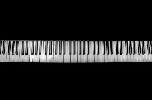 黑色，白色，电子，键盘，抽象，艺术，背景，背景