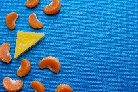 背景，蓝色，明亮，糖果色，彩色，彩色，五颜六色，美味