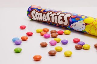 甜味、糖果、美味、小口、食物、smarties、彩色、多色