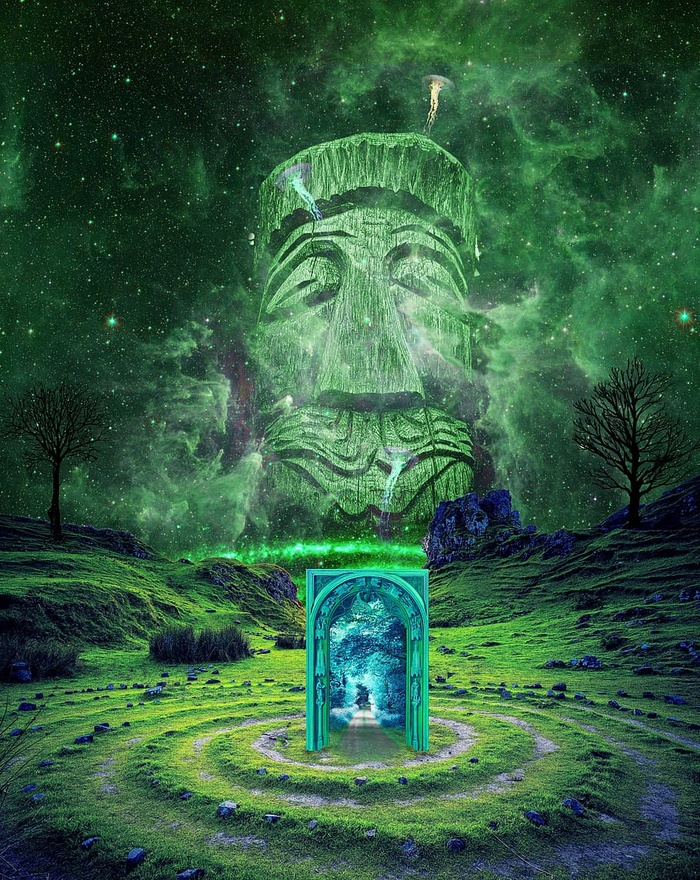 迷幻，艺术，多彩，幻想，想象，魔术，抽象，海报
