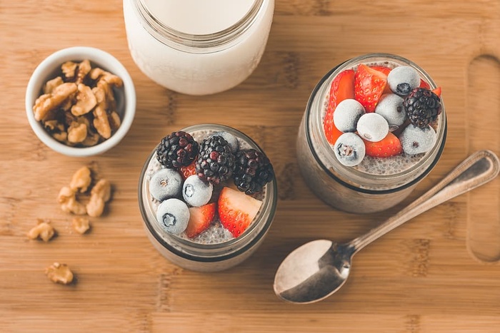 碗里的水果沙拉