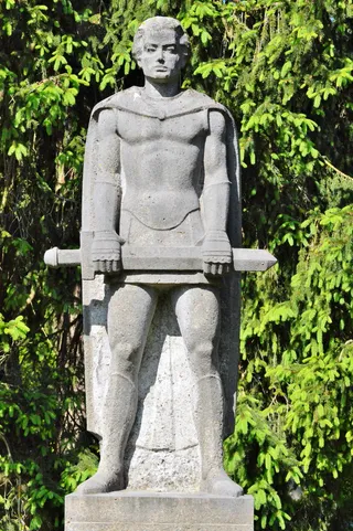 雕像，人物，雕塑，石像，石头，艺术，艺术品，石雕