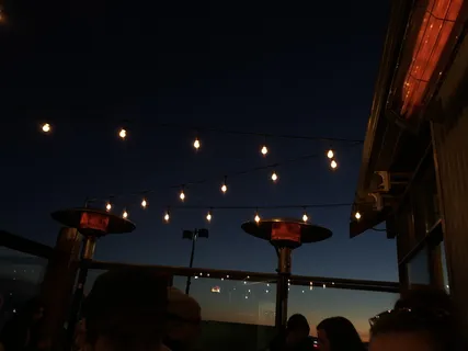 加拿大、维多利亚、朋友、食物、海洋、露台、灯光、户外