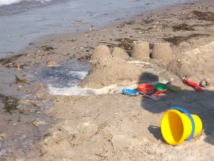 假日，波罗的海，海，海滩，沙滩，桑德伯格，模具，水桶