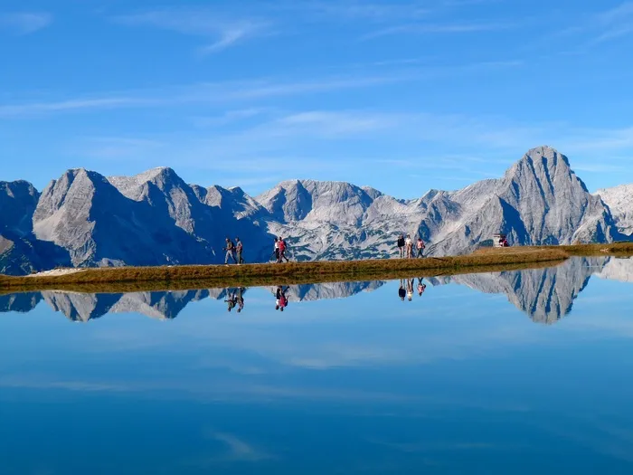 柏格西，水反射，镜湖，山，天，风景-自然，水，反射