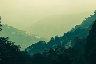 自然，户外，乡村，小山，天气，山，雾，雾