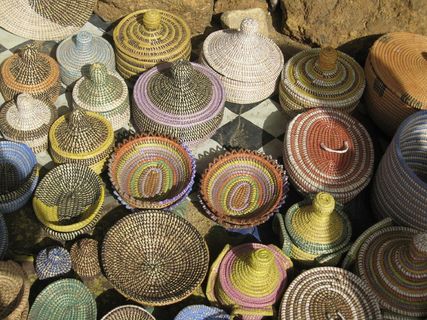 篮子，市场，摊位，彩色，零售，市场，摊位，销售，销售