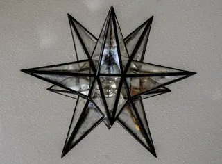 符号，星形符号，灯，灯，器具，吊扇，图案，衣架