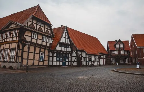 棕色和红色建筑