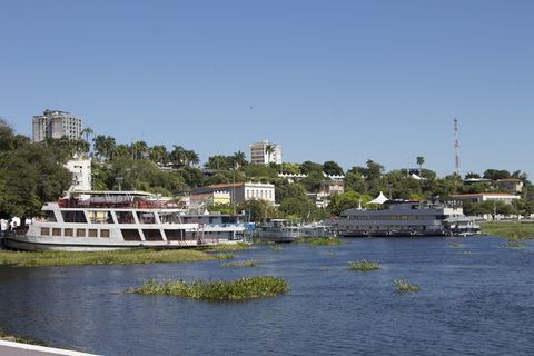 巴拉圭河、沼泽、科伦巴、水、建筑外观、建筑、建筑结构、天空