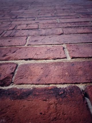 砖、纹理、无人、砖墙、人行道、全框架、背景、白天