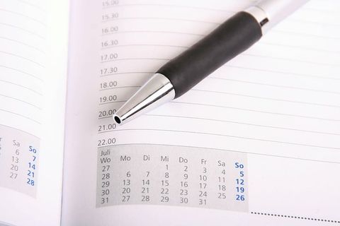 灰色、单击笔、白色、线条纸、日历、时间、计划、办公室 灰色、单击笔、白色、线条纸、日历、时间、计划、办公室