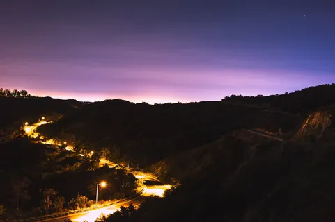 航空,摄影,混凝土,道路,黄昏,照明,照明,公路 航空,摄影,混凝土,道路,黄昏,照明,照明,公路