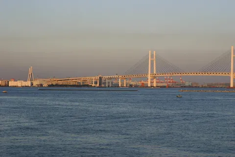 日本, bin 的混乱, 海, 桥, 建筑结构, 水, 交通, 桥-人造结构