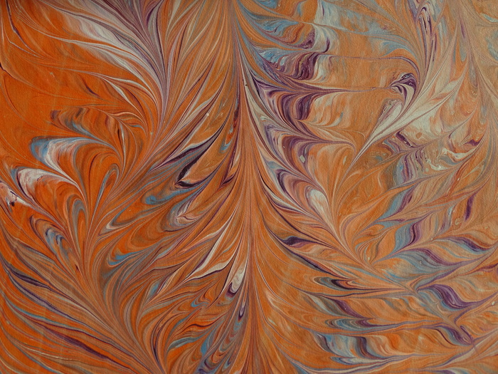大理石纹纸，斑驳，颜色，运动，彩色，工艺品，蔓藤，绘画
