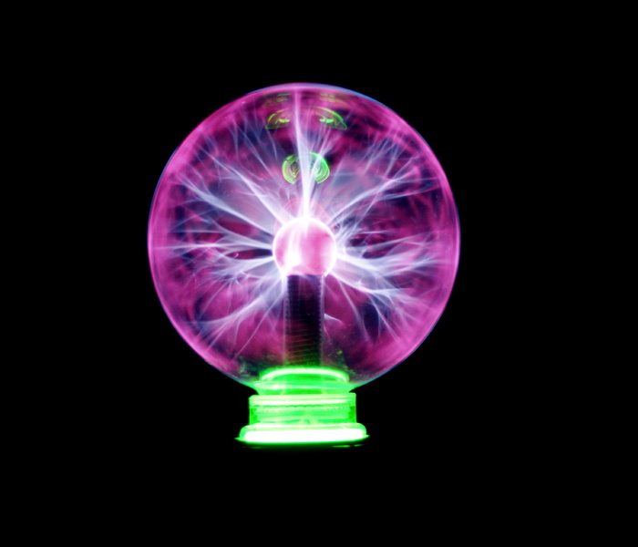 灯，难以置信，放电灯，雷电，火花，火花，美丽，黑色背景